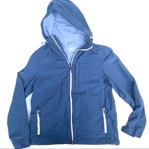 VINEYARD VINES windbreaker hodded jacket blue S